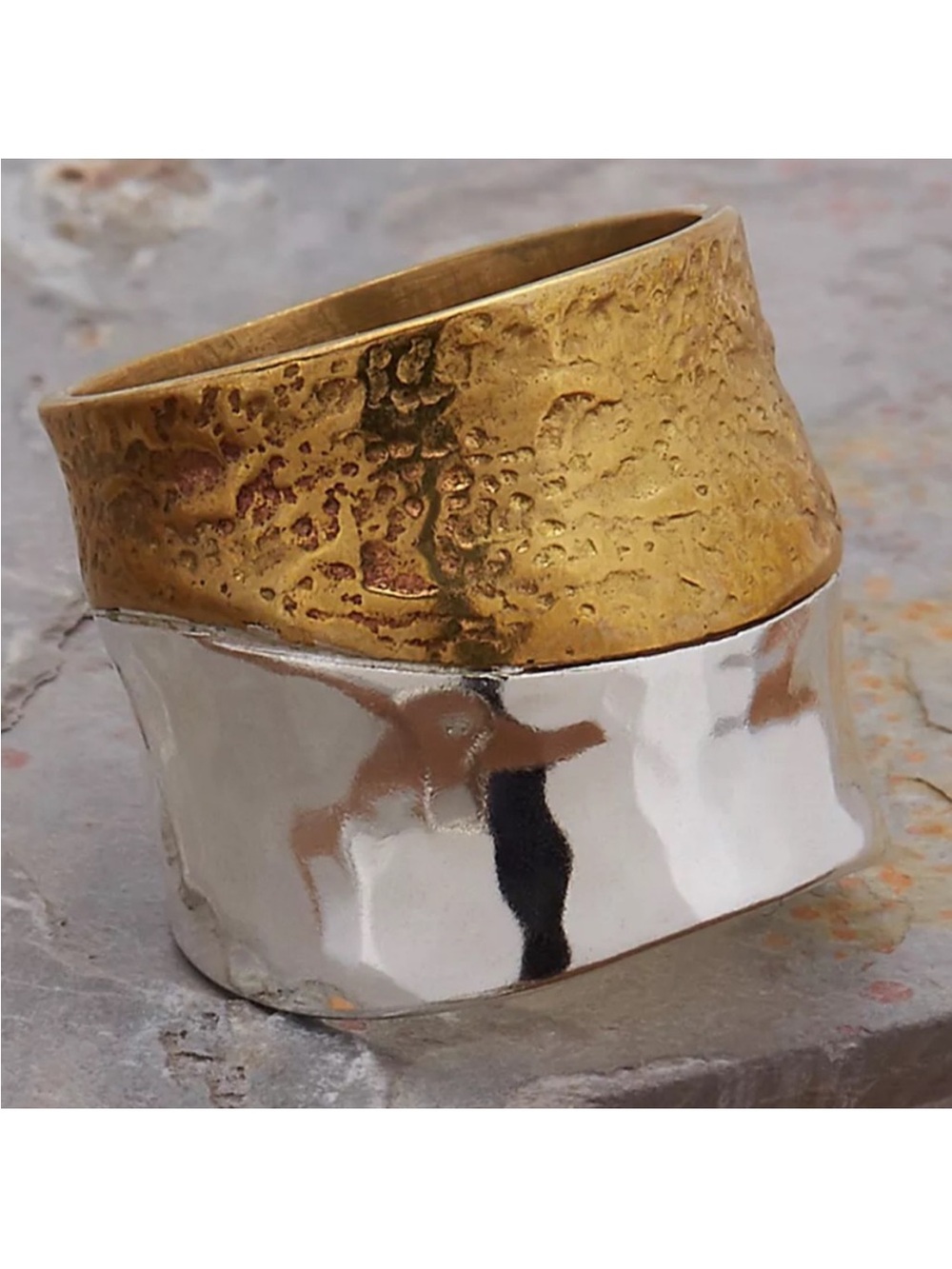 🆕 NEW IN BOX SILPADA Rain or Shine Ring 925 Sterling Silver & Brass RARE size 11